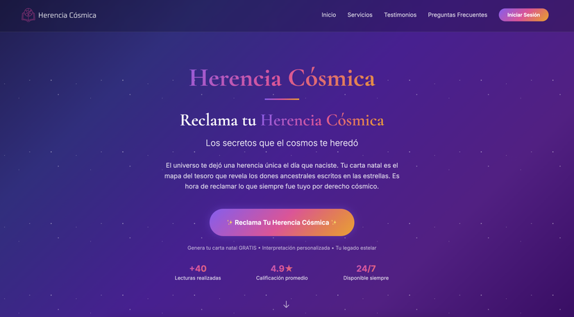 Herencia Cósmica - Side Project